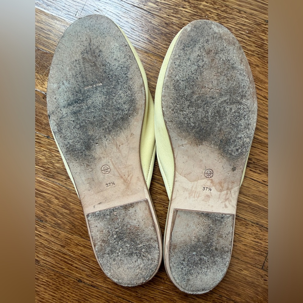 The Row Women's Cream Slip-On Slippers - Picture 6 of 6
